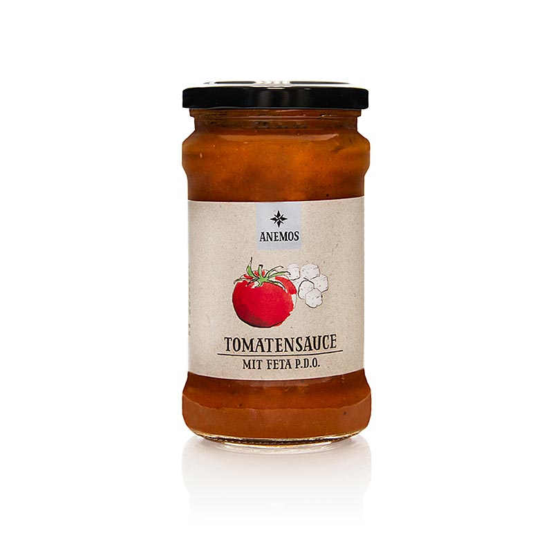 ANEMOS tomat- och fetapastasås, 280 g