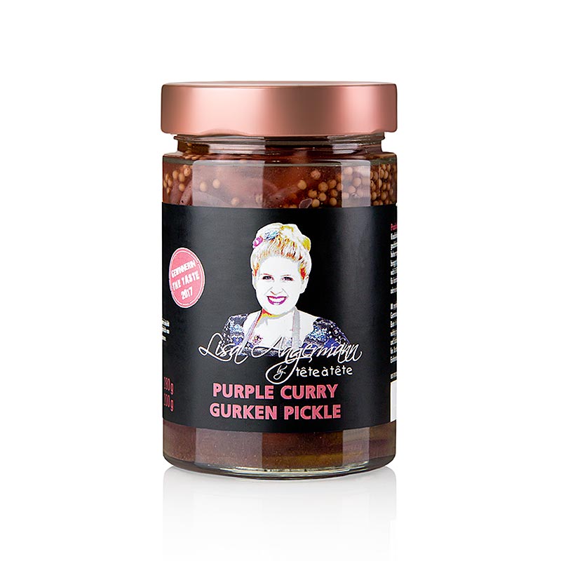 Lila curry- och gurkinläggning, av Lisa Angermann, 280 g