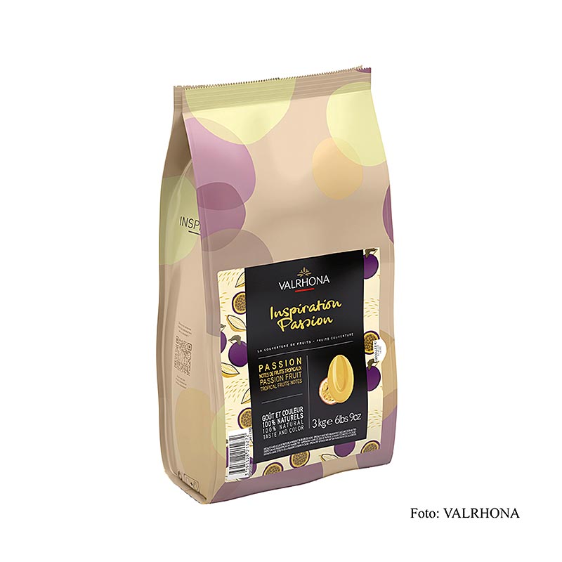 Valrhona Inspiration Passionsfrukt – specialitet med kakaosmör, 3 kg