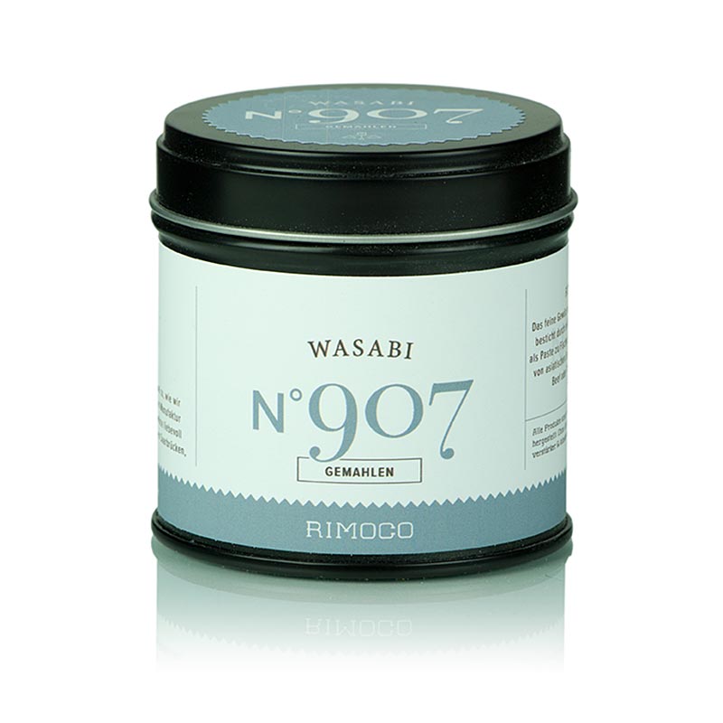 Wasabi – grönt pepparrotspulver, av 100 % wasabi (Eutrema japonica), 40 g
