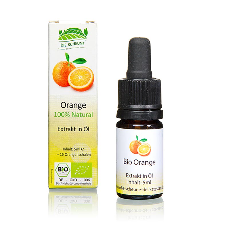 Naturligt apelsinarom, Die Scheune, ekologiskt, 5 ml