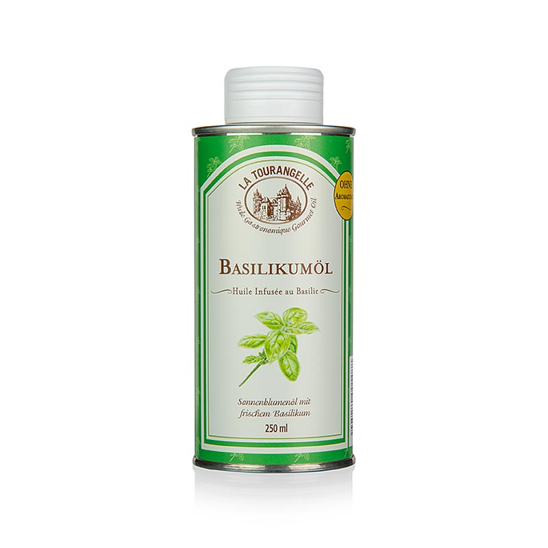 Basilikumolja, infuserad, La Tourangelle, 250 ml