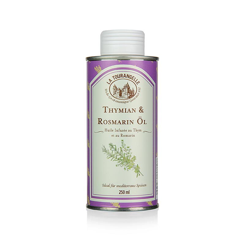 Timjan- och rosmarinolja, smaksatt, La Tourangelle, 250 ml