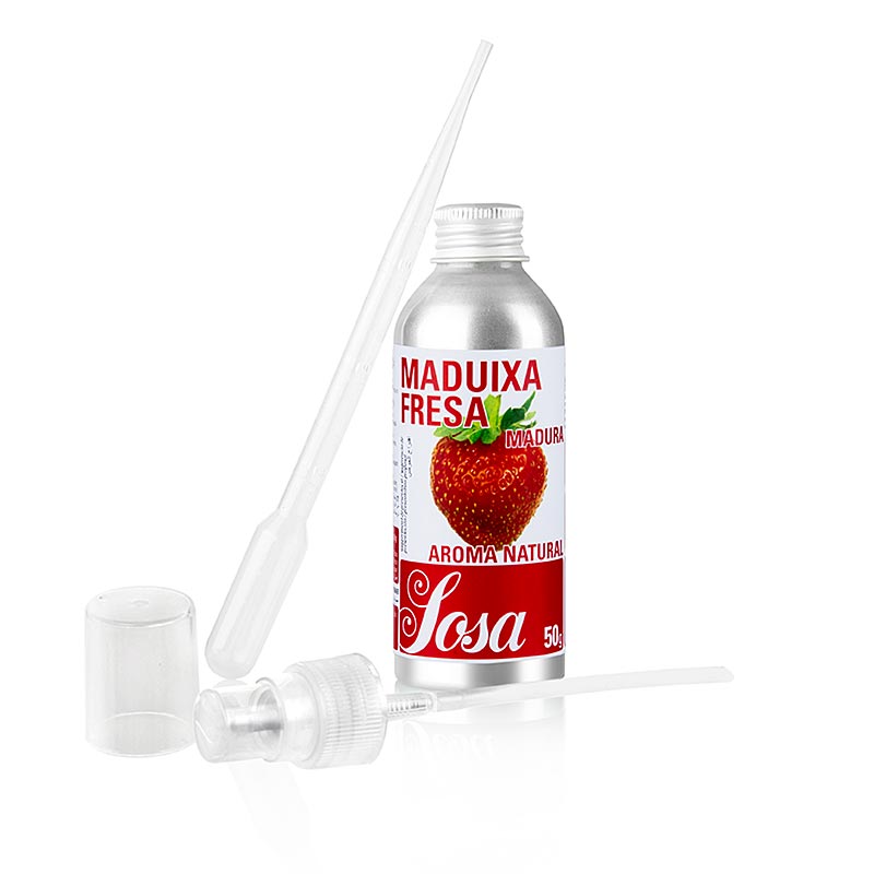 Sosa Aroma Natural Mogen jordgubbe, flytande, 50 g (46010073), 50 g