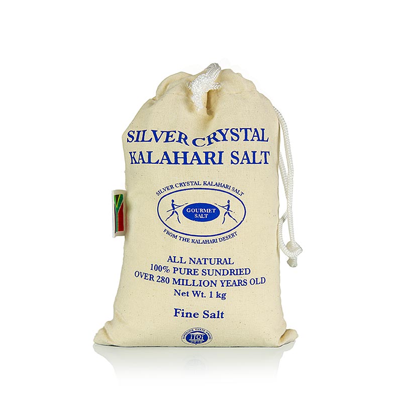 Silver Crystal salt från Kalahari, fint, 1 kg