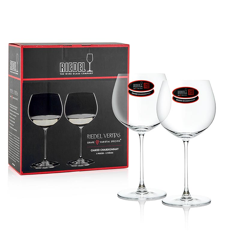 Riedel Veritas-glas – Oaked Chardonnay (6449/97), i presentförpackning, 2 st