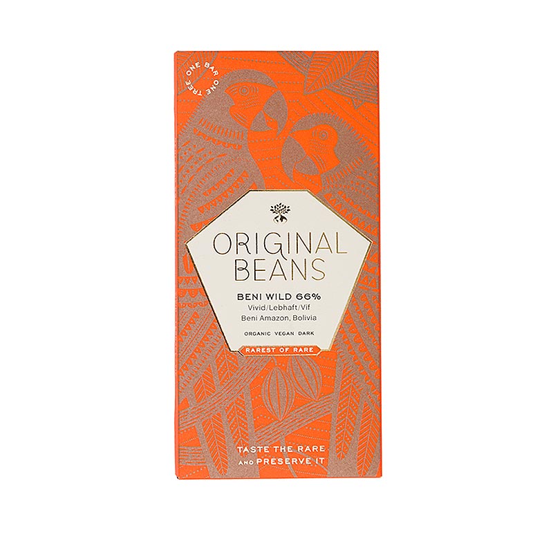Beni Wild Harvest Bolivia, 66 % mörk chokladkaka 70 g
