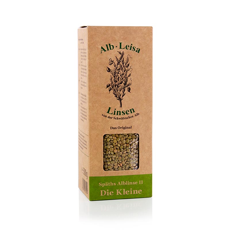 Linser, Späths gröna Alblinse II "Die Kleine", ekologiska, 500 g
