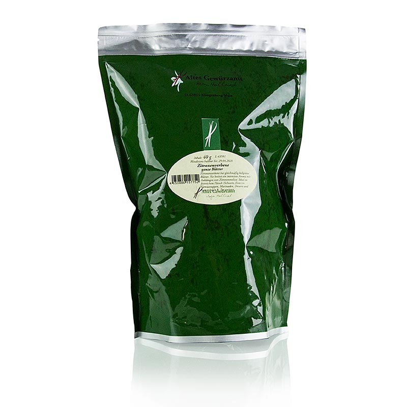 Citronverbena (falsk verbena) hela blad, torkade, Altes Gewürzamt, 40 g
