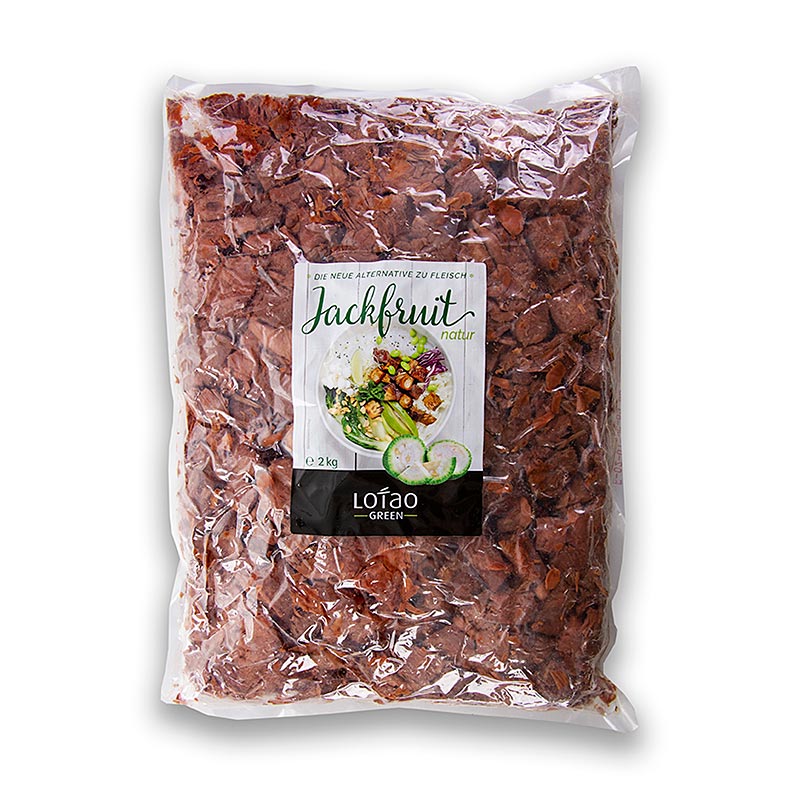 Jackfruktkött, naturellt, tärnat, veganskt, Lotao, ekologiskt, 2 kg