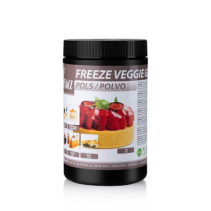 Sosa Freeze Veggi-Gel, transparent gelatin och frostsäker, 500 g