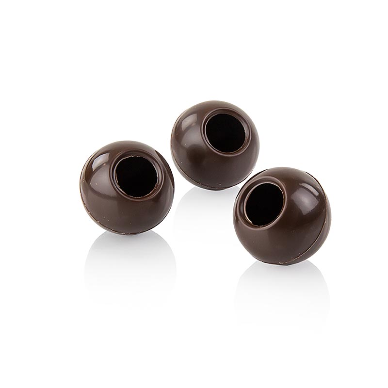 Tryffelkulor, mörk choklad, ø 24 mm, Läderach, 1,36 kg, 567 st