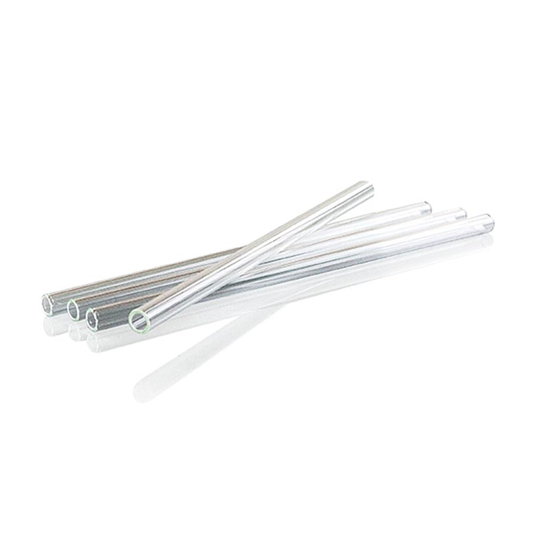 Glasrör, raka, ø8 mm (1,1 mm vägg), 21 cm, 50 st