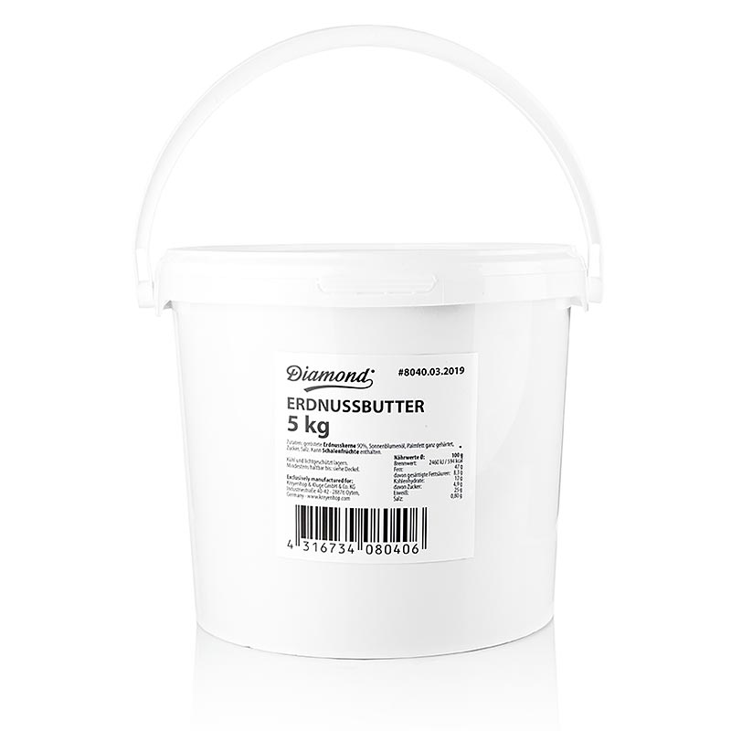 Jordnötssmör, Diamond, 5 kg