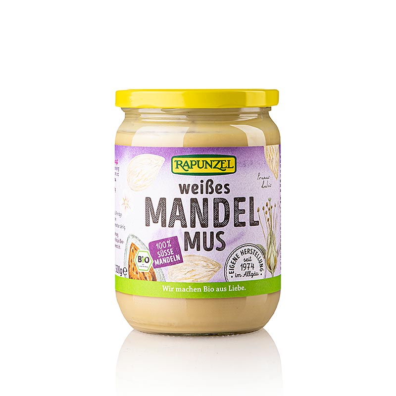 Mandelmus, vit, vegansk, Rapunzel, ekologisk, 500 g