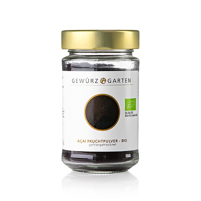 Gewürzgarten Acai-fruktpulver, frystorkat, ekologiskt, 80 g
