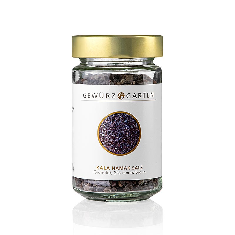 Gewürzgarten Kala-Namak-salt, granulat, rödbrunt, 220 g