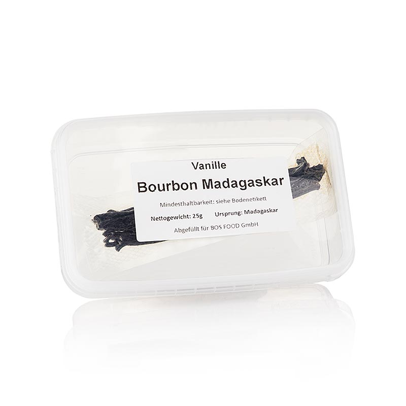 Bourbon-vaniljstänger, från Madagaskar, ca 7 stänger, 25 g