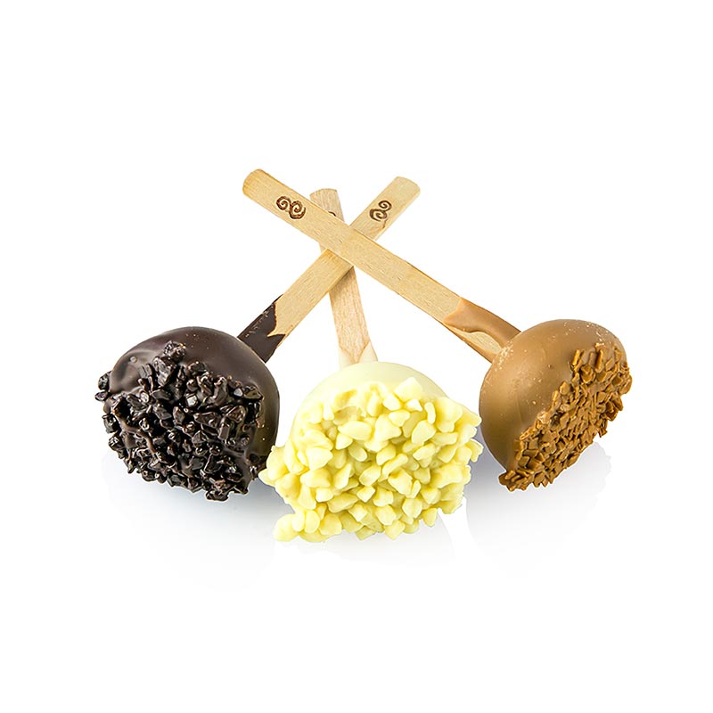 Dessertklubbor, 3 sorter, ø 3x10,5 cm, 1,2 kg, ca 57 st