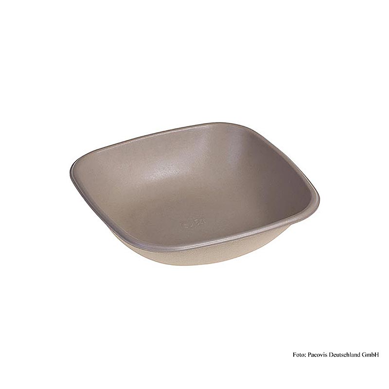 Engångs Naturesse Take Away-bowl (skål) fyrkantig, 17x17x4 cm, 500 ml, 500 st