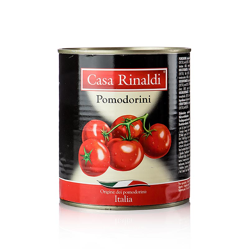 Körsbärstomater, hela (Pomodorini), Casa Rinaldi, 800 g