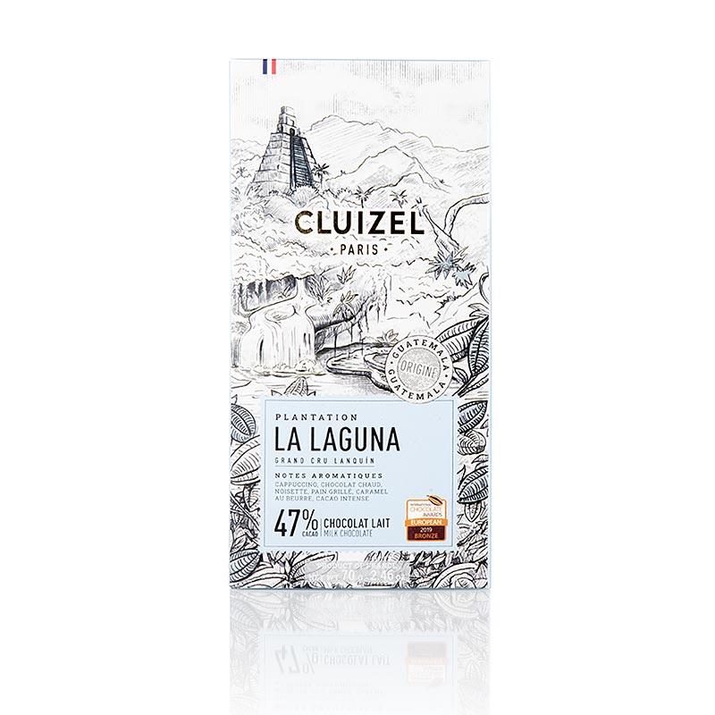 Plantagechokladkaka La Laguna, 47 % mjölk, Michel Cluizel (12122), 70 g