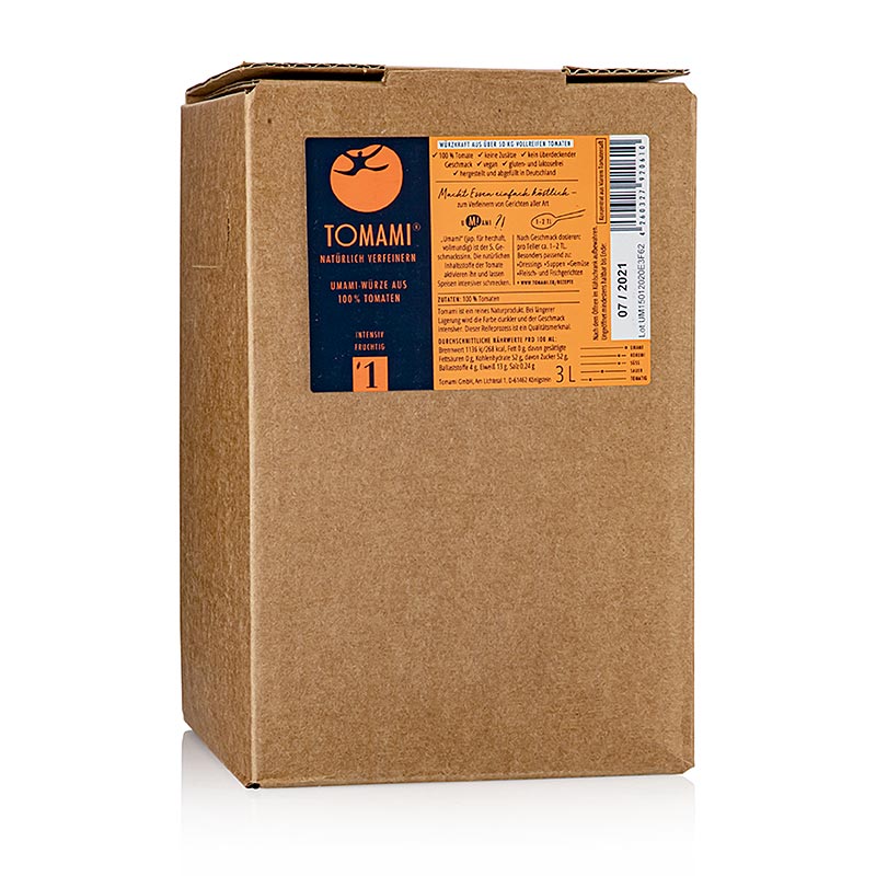Tomami Umami ®, #1 tomatkoncentrat, intensivt fruktig, 3 l
