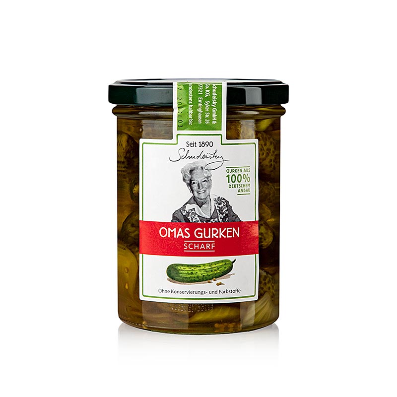 Mormors gurkor, starkt inlagda, Schudeisky, 400 g