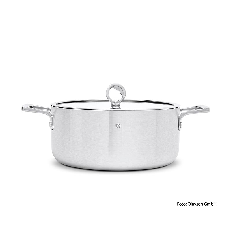 Olavson kokkärl med kopparkärna, med lock, 26 cm, 5,8 l, 1 St