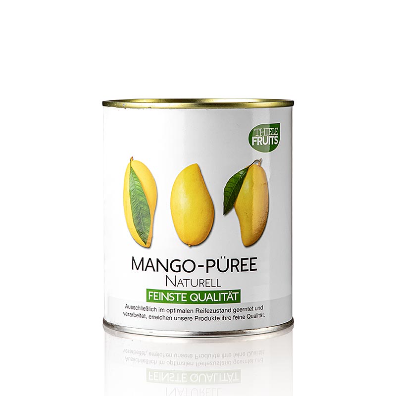 Mangopuré natur, osötad, Thiele Fruits, 850 g