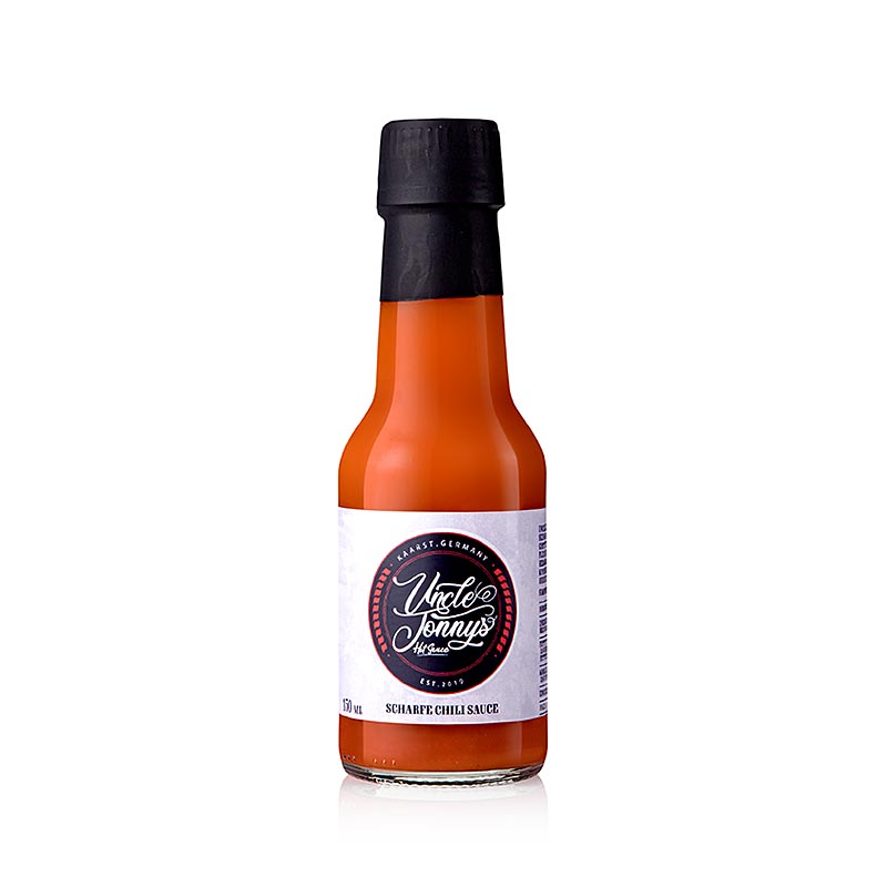 Uncle Jonnys Hot Sauce, stark chilisås, 150 ml