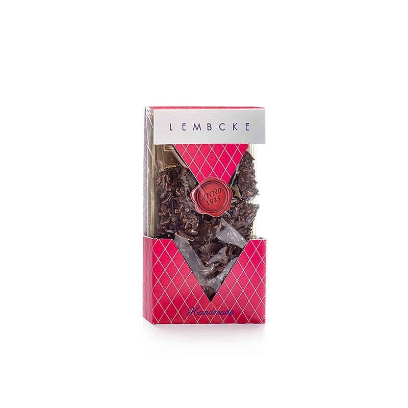 Tebiskvitt Mandini Cacao Dark, mandelsplitter, mörk, Lembcke, 100 g