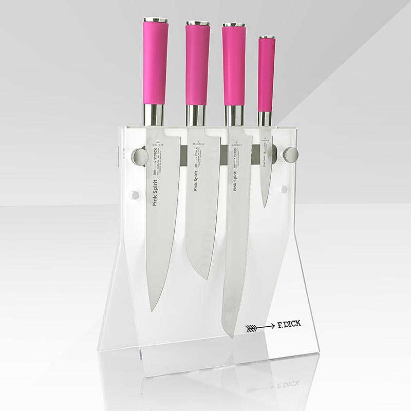 Dick Pink Spirit akrylknivblock 4Knives, med 4 knivar, tjock, 1 st
