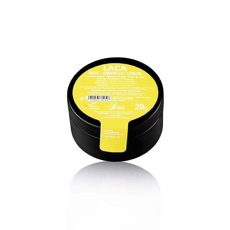 Sosa livsmedelsfärg gul, pulver, fettlöslig (39446), 20 g
