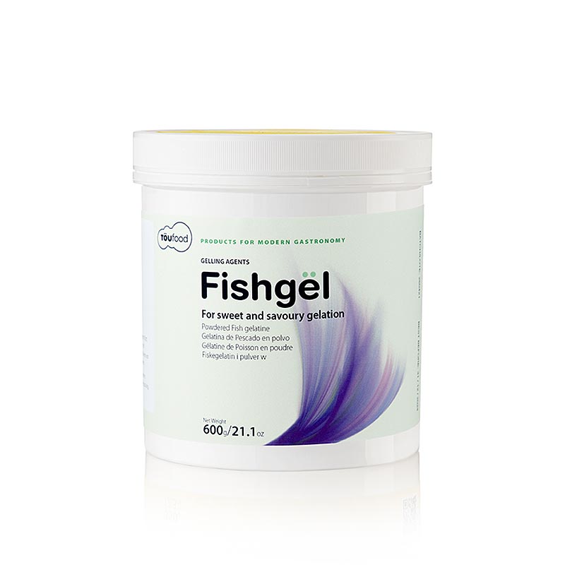 TÖUFOOD FISHGËL, geleringsmedel av fiskgelatin, 600 g
