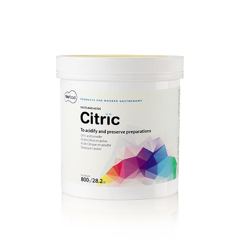 TÖUFOOD CITRÏC ACID, citronsyra, 800 g
