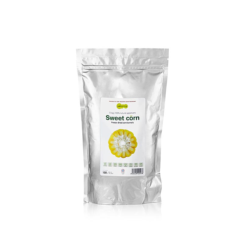 TÖUFOOD LYOFËELING SWEETCÖRN, frystorkad majs, hel, 100 g