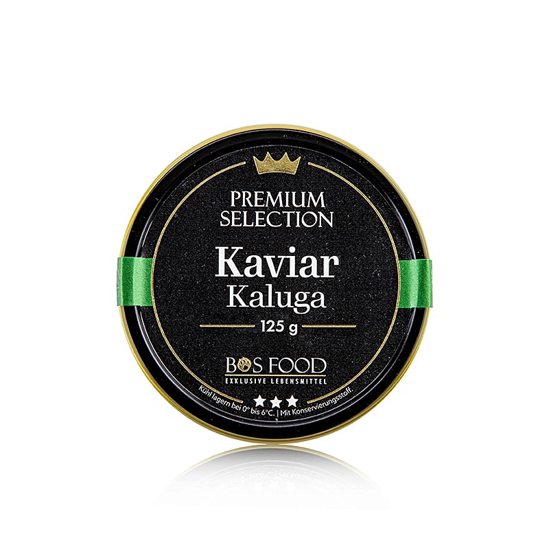 BOS FOOD Premium Selection – Kaluga-kaviar (Huso dauricus), Kina, 125 g