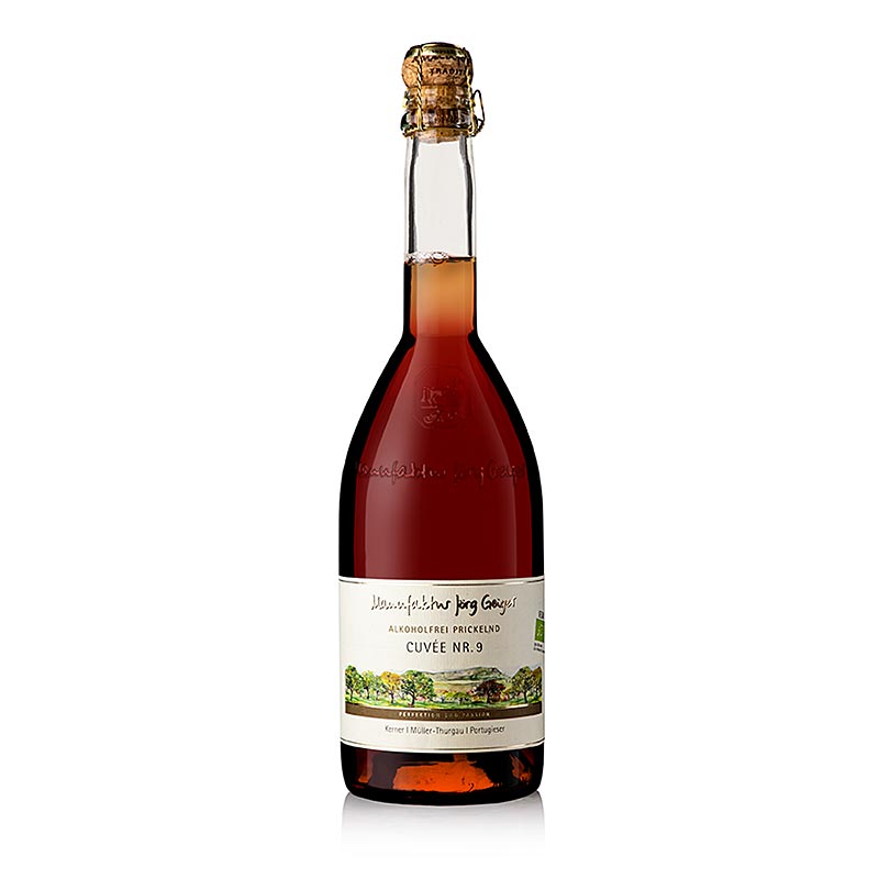 Manufaktur Jörg Geiger Alkoholfri mousserande "Cuvée 9", BIO, 750 ml