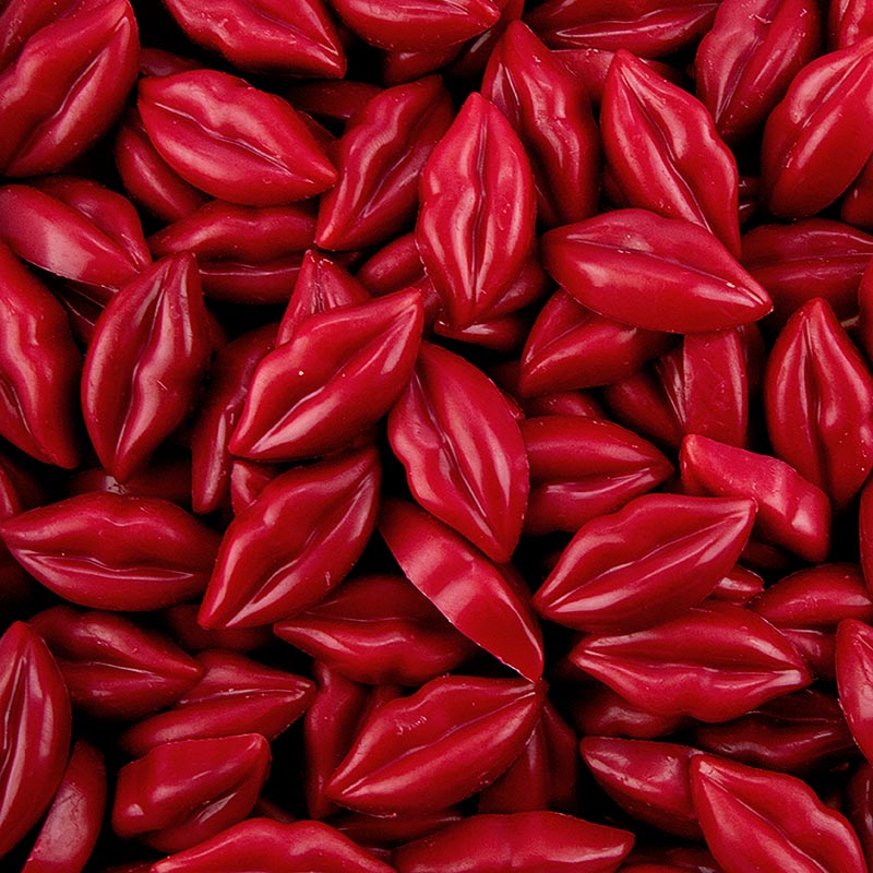 Hot Lips, röda chokladläppar, 3x1,5 cm (77564), 386 g, 177 st