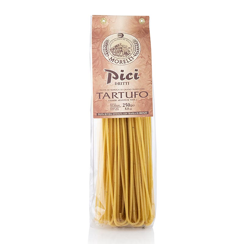 Pasta Pici Dritti Tartufo (med tryffel), Morelli 1860, 250 g