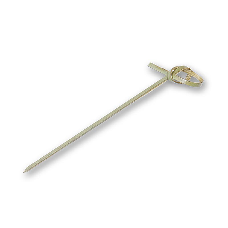 Bambuspinnar, med knut i änden, gröna, 10 cm, 250 st
