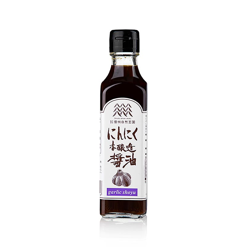 Sojasås – Shoyu Honjyozo vitlök, Shizen Okoku, 200 ml