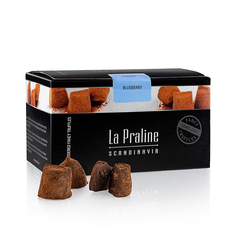 La Praline Fancy Truffles, chokladkonfekt med blåbär, Sverige, 200 g