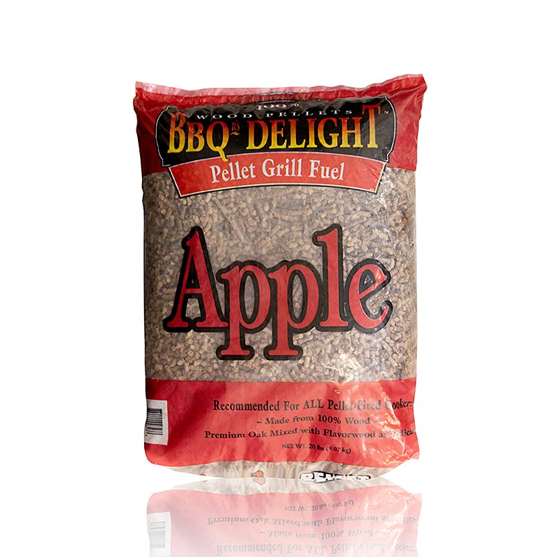 Grill BBQ äppelträ rökpellets, 9,07 kg