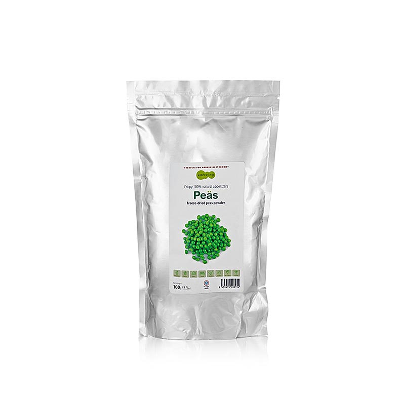 TÖUFOOD LYOFËELING PEÄS, frystorkade ärtor, 100 g