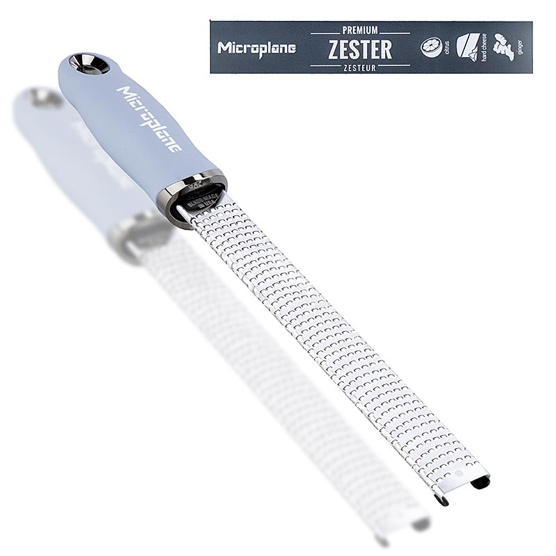 Microplane Premium Classic – stav, rivjärn, handtag kustblått /soft-touch, 1 st
