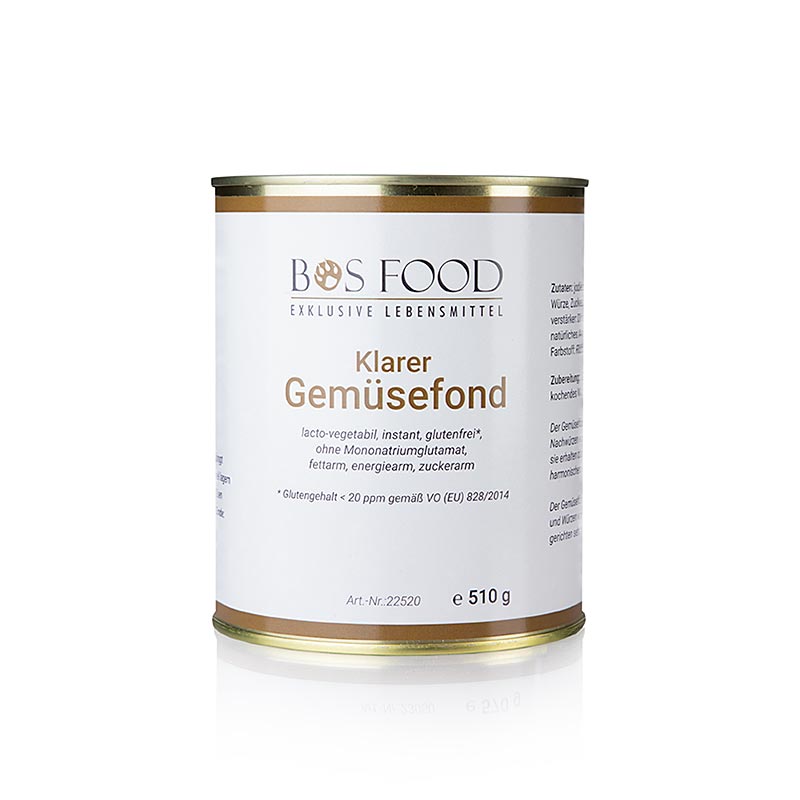 Grönsaksbuljong, snabbpulver utan tillsatt glutamat, för 28 l, 510 g