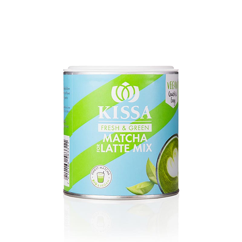 KISSA – Matcha for Latte, grönt te-blandning, ekologisk, 120 g