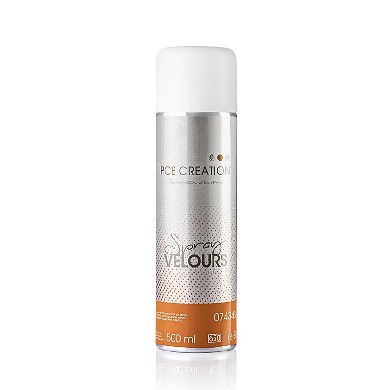 Dekorspray, orange velvet-effekt, med färgämne, PCB (74343), 500 ml